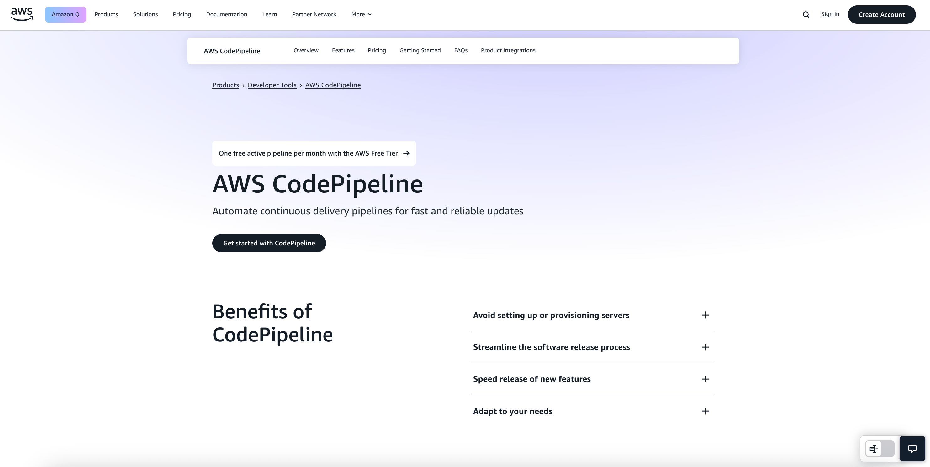 AWS CodePipeline